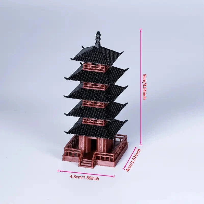 Zen Bonsai Pagoda Statue