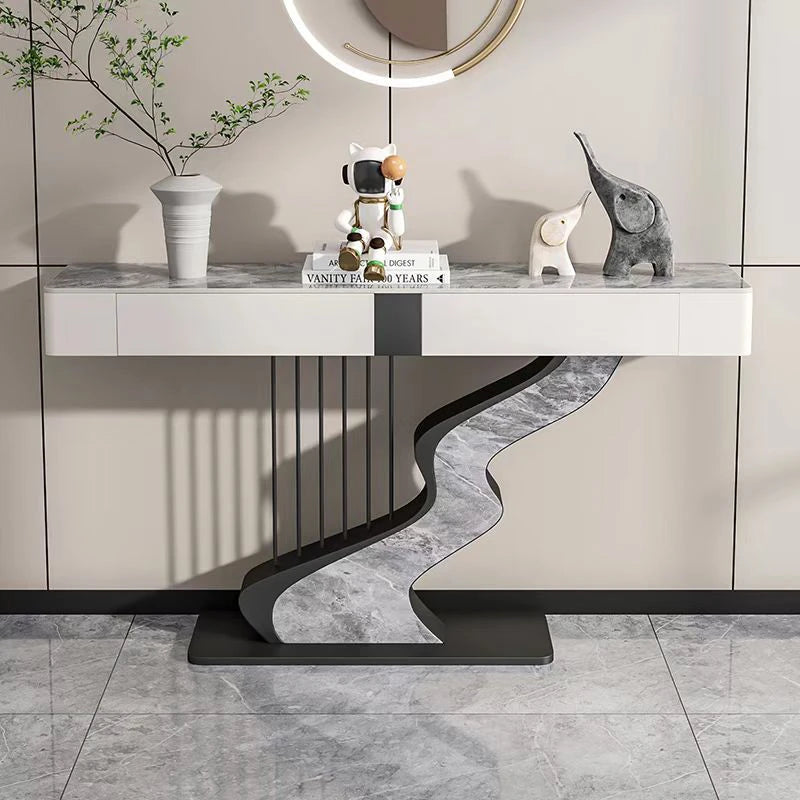 Modern Console Table with Drawers