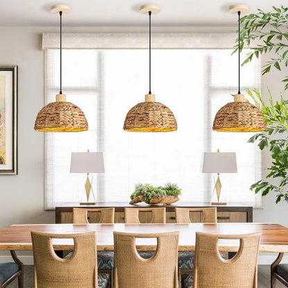 Rattan Hanging Pendant Light