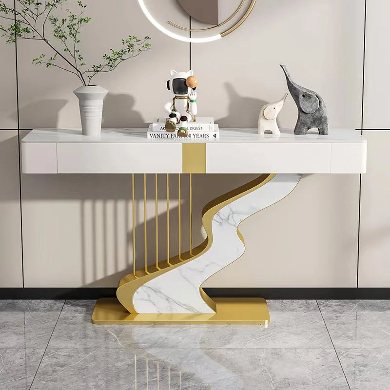 Modern Console Table with Drawers