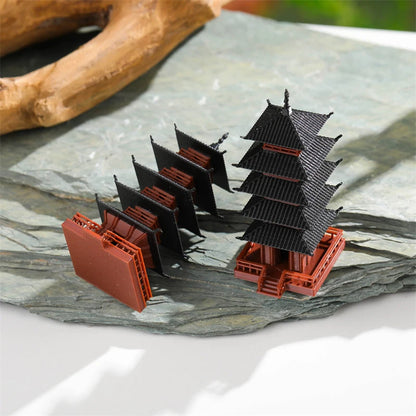Zen Bonsai Pagoda Statue