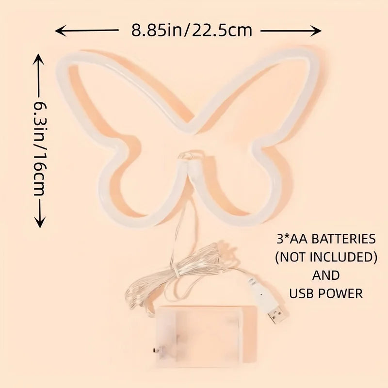 LED Butterfly Neon Light