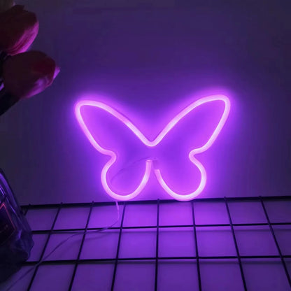 LED Butterfly Neon Light