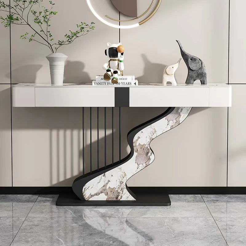 Modern Console Table with Drawers