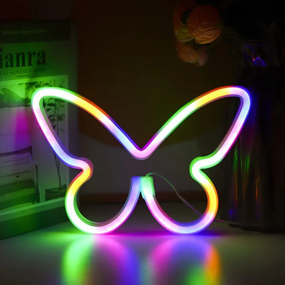 LED Butterfly Neon Light