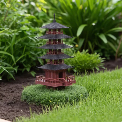 Zen Bonsai Pagoda Statue