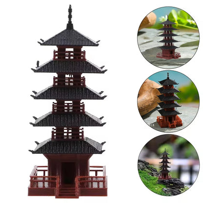 Zen Bonsai Pagoda Statue