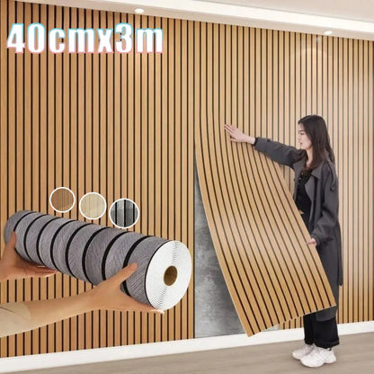 Wood Grain Peel & Stick Wallpaper