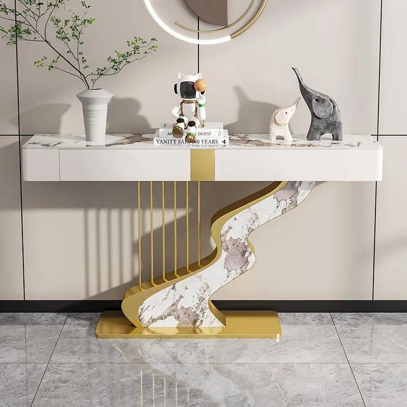 Modern Console Table with Drawers