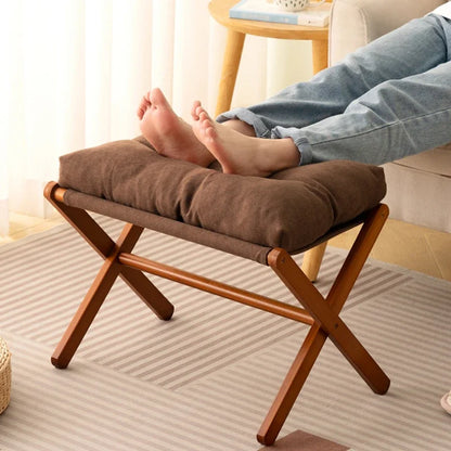 Foldable Cushioned Footstool