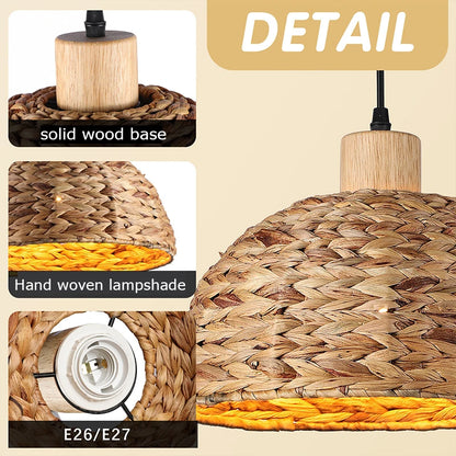 Rattan Hanging Pendant Light